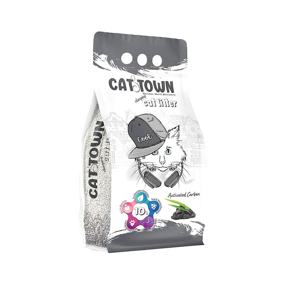 Cat Town Aktif Karbon İnce Taneli Kedi Kumu (10 L)