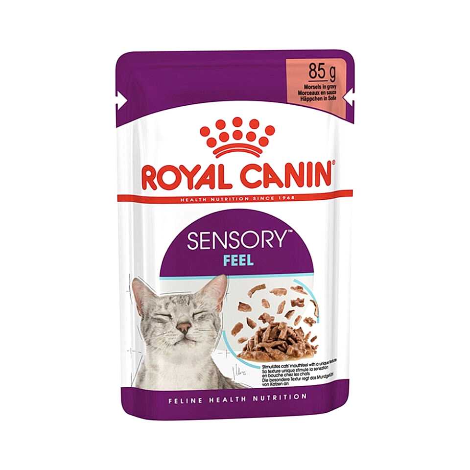 Royal Canin Sensory Feel Etli ve Balıklı Soslu Kedi Konserve Maması (85 g)