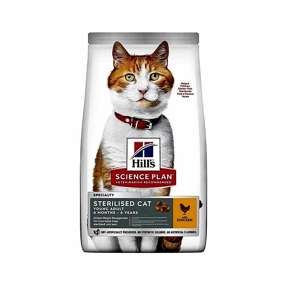 Hill's Science Plan Tavuk Etli Kısırlaştırılmış Kedi Maması (10 kg)