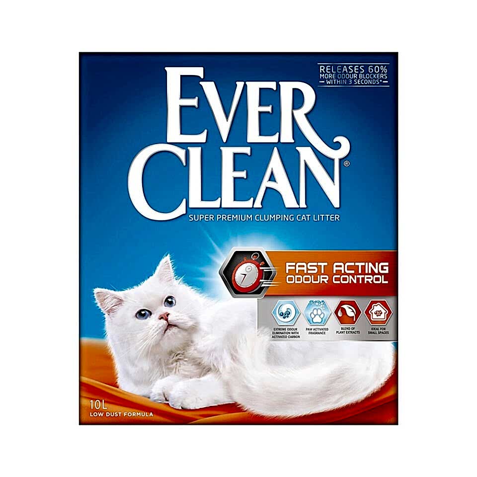 Ever Clean Fast Acting Odour Control Hızlı Koku Etkili Kedi Kumu (10 L)