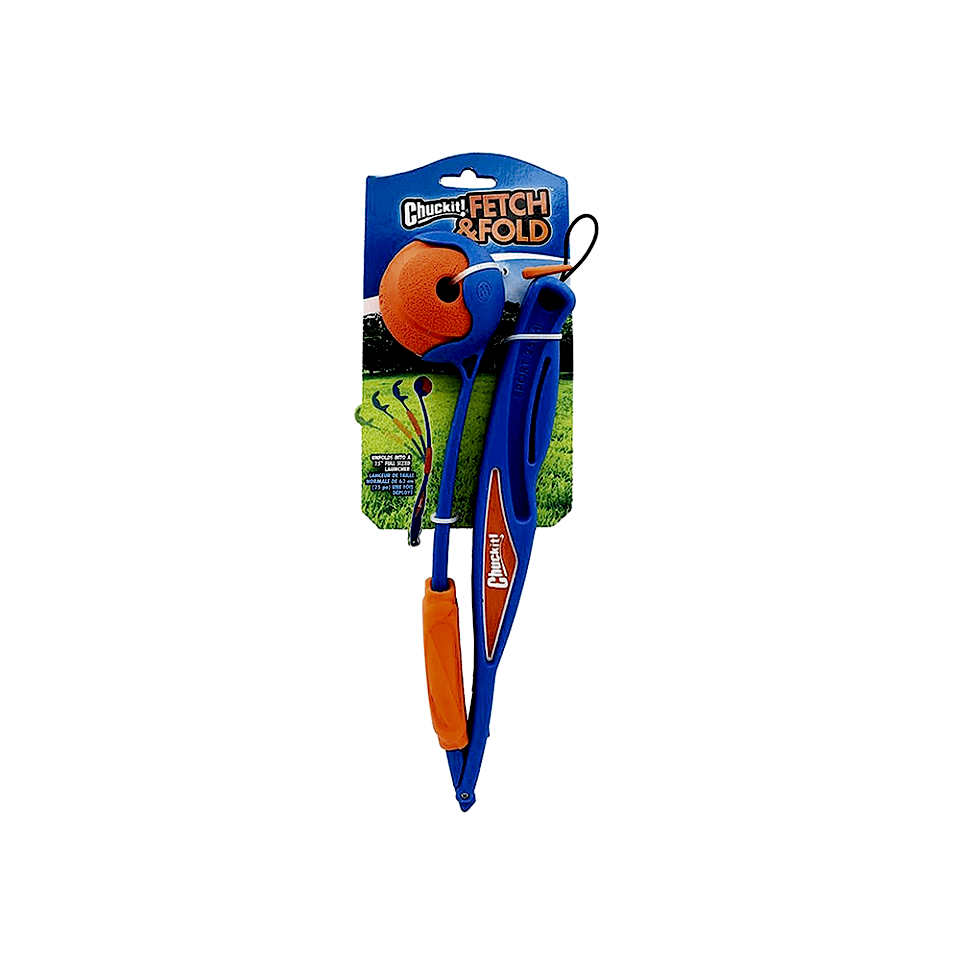 Chuckit! Fetch & Fold Katlanabilir Top Fırlatıcı + Whistler Top Hediyeli