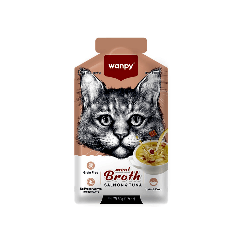 Wanpy Somon ve Ton Balığı Eti Çorbası (50 g)