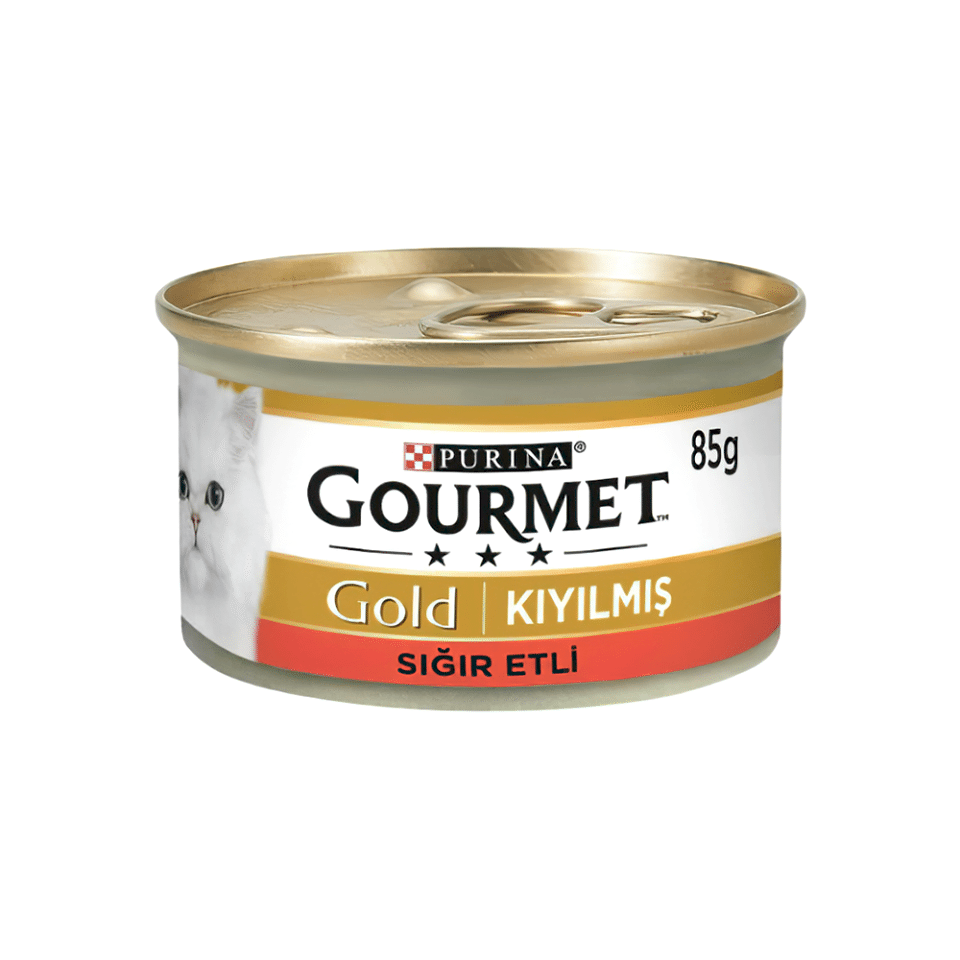 Purina Gourmet Gold Kıyılmış Sığır Etli Yetişkin Kedi Konserve Maması (85 g)