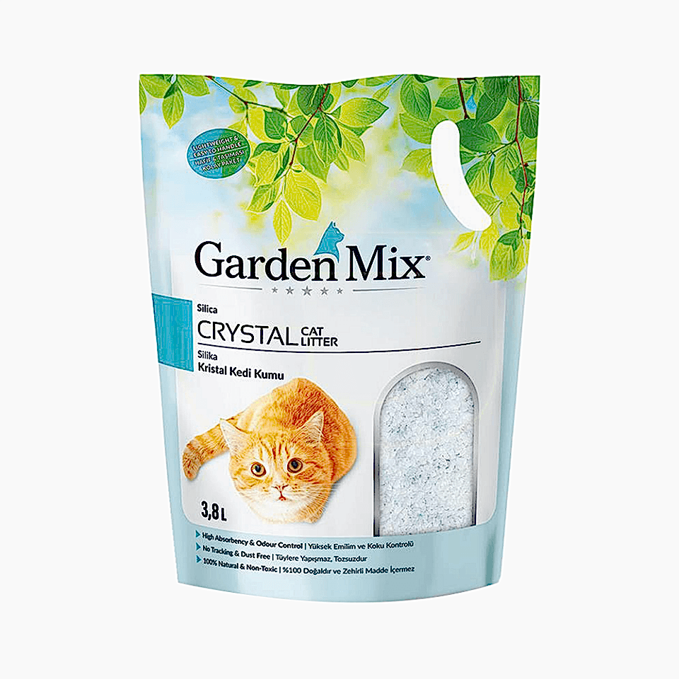 Garden Mix Silika Kristal Kedi Kumu (3,8 L)