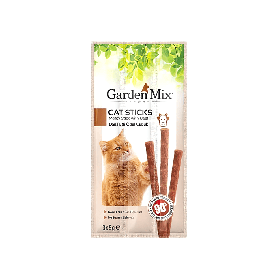 Garden Mix Dana Etli Kedi Ödül Çubuğu (3 x 5 g)