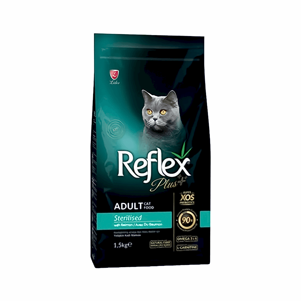 Reflex Plus Somonlu Kısırlaştırılmış Kedi Maması (1,5 kg)