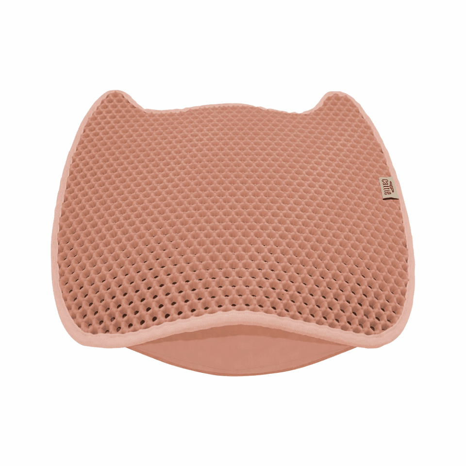 Cattie Fonksiyonel Pembe Kedi Tuvalet Paspası (50 x 50 cm)