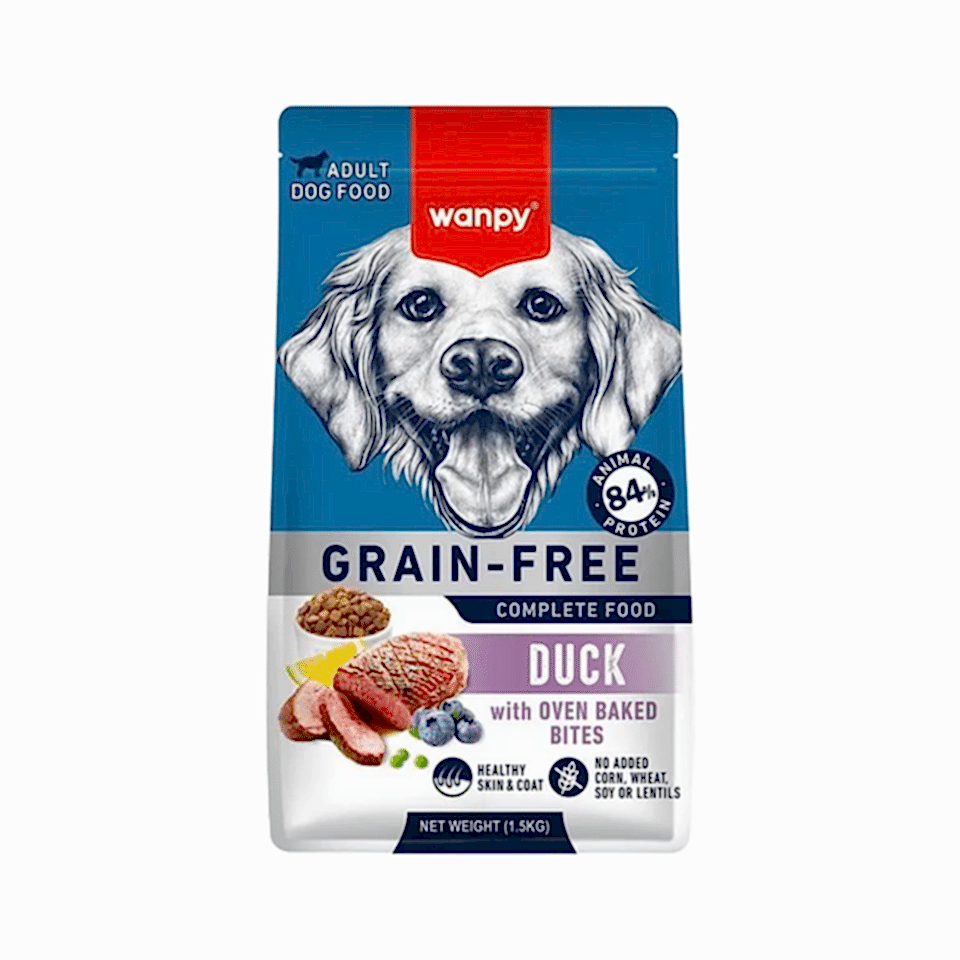 Wanpy Tahılsız Ördekli Yetişkin Köpek Maması (1,5 kg)