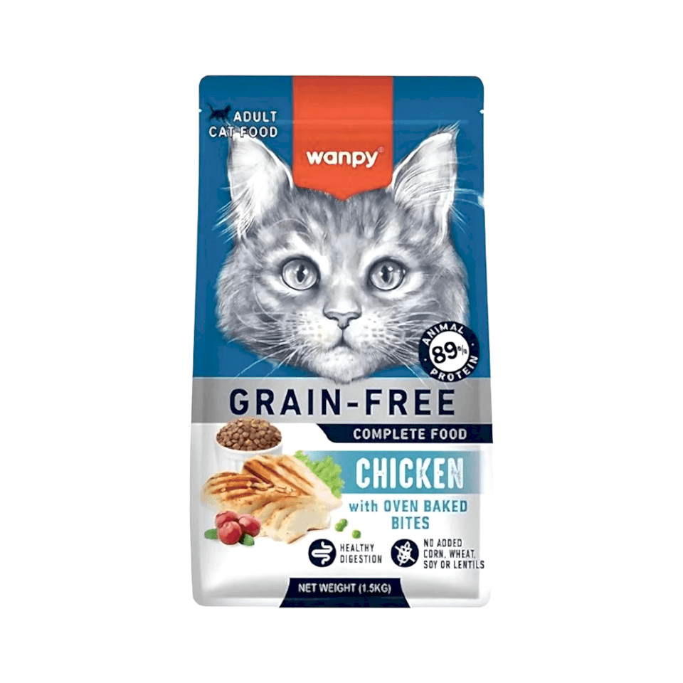 Wanpy Tahılsız Tavuk Etli Yetişkin Kedi Maması (1,5 kg)