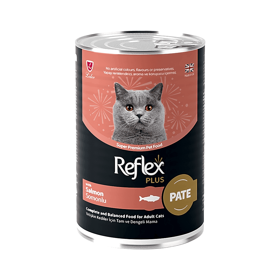 Reflex Plus Pate Somonlu Yetişkin Kedi Maması  (395 g)