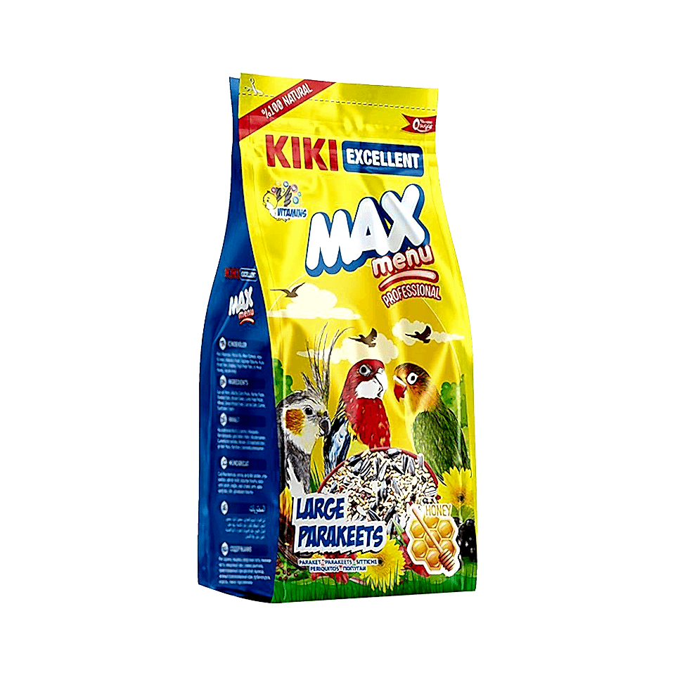 Kiki Excellent Max Menu Büyük Paraket Kuşu Yemi (1 kg)