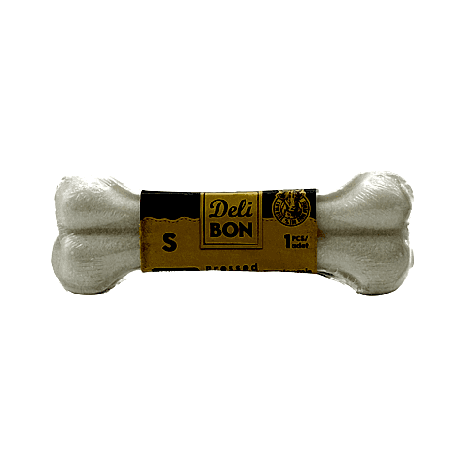 Deli Bon Deri Press Köpek Çiğneme Kemiği S (12 cm)