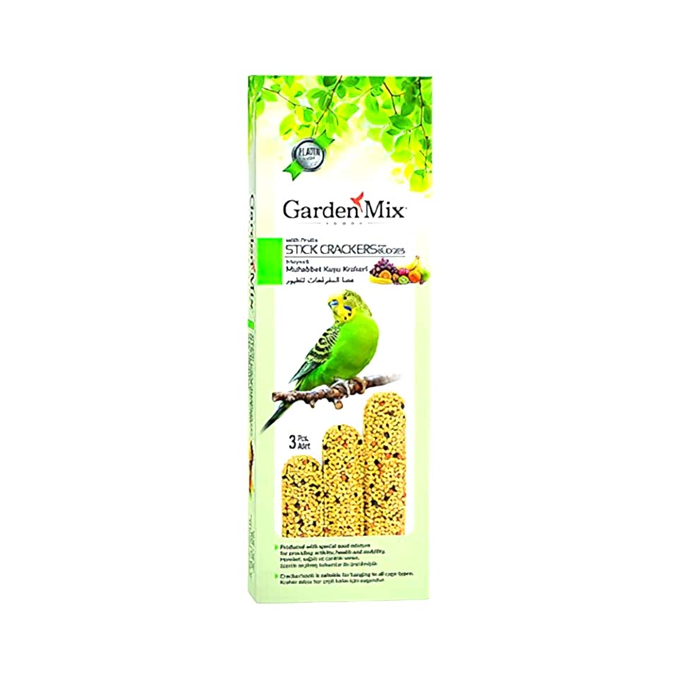 Garden Mix Platin Meyveli Kuş Krakeri (3'lü)