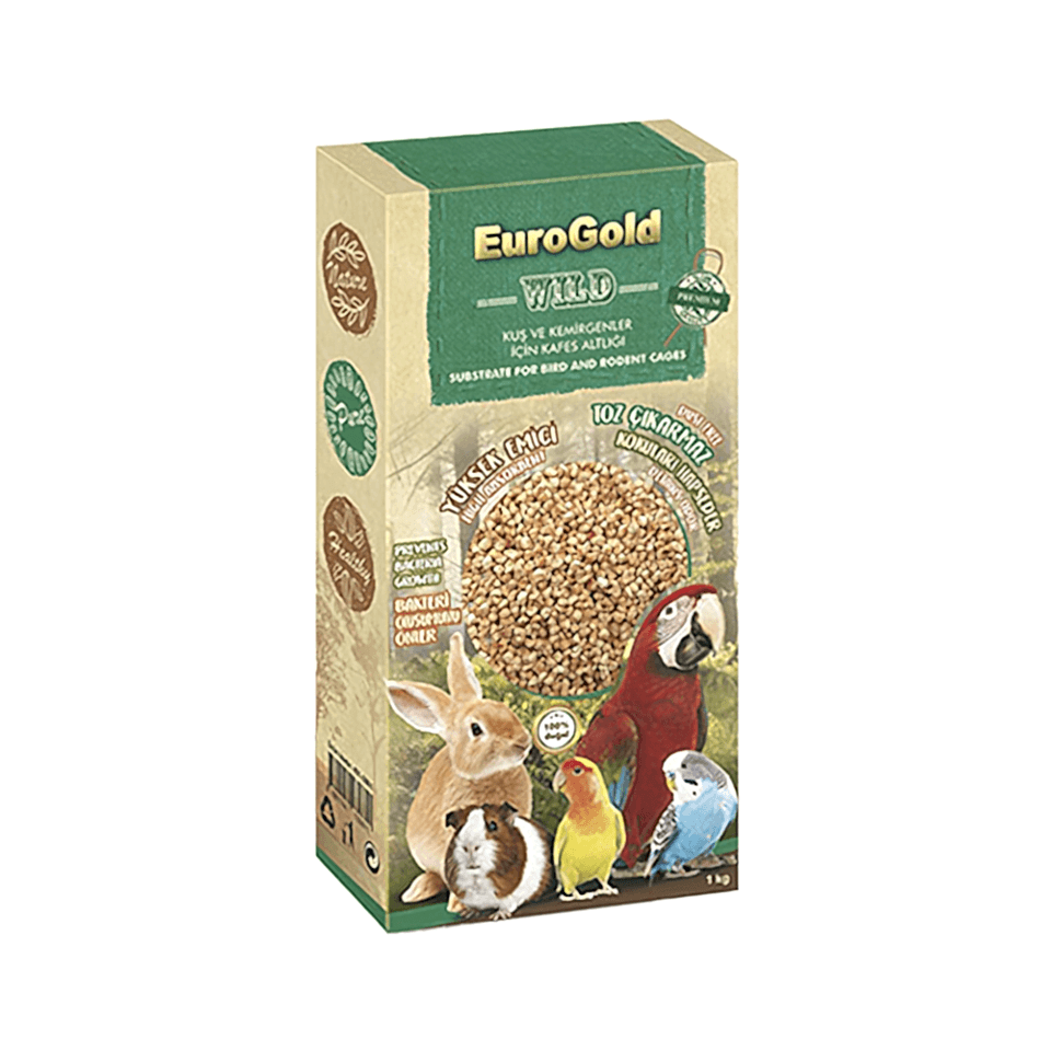 EuroGold Kuş ve Kemirgen Kafes Altlığı (1 kg)