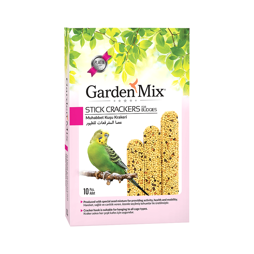 Garden Mix Muhabbet Kuşu Krakeri 10'lu (270 g)