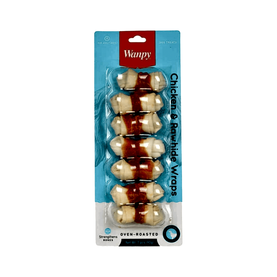 Wanpy Tavuk Etli Çiğneme Kemiği Köpek Ödülü (90 g)