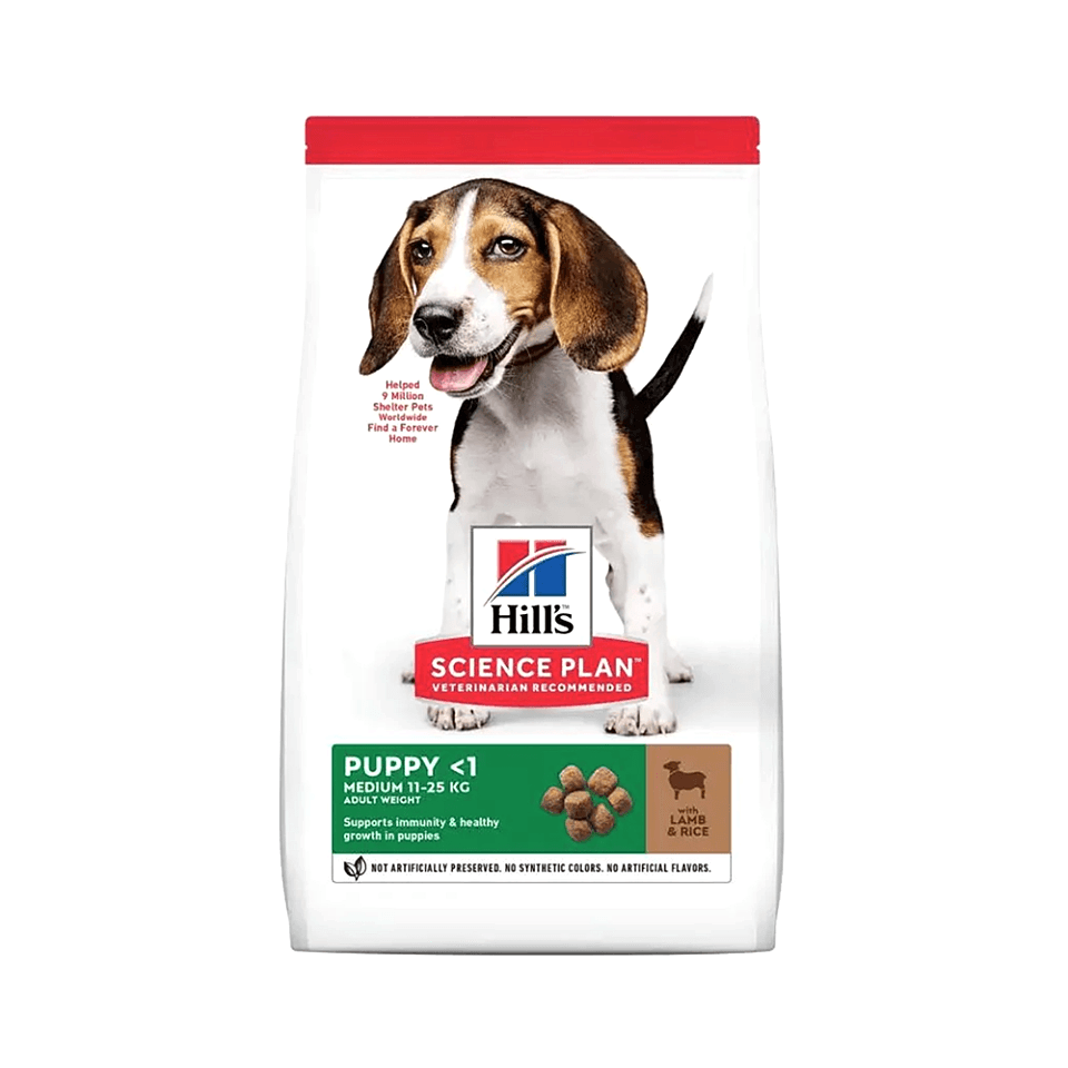 Hill's Science Plan Kuzu Etli Orta Irk Yavru Köpek Maması (12 kg)